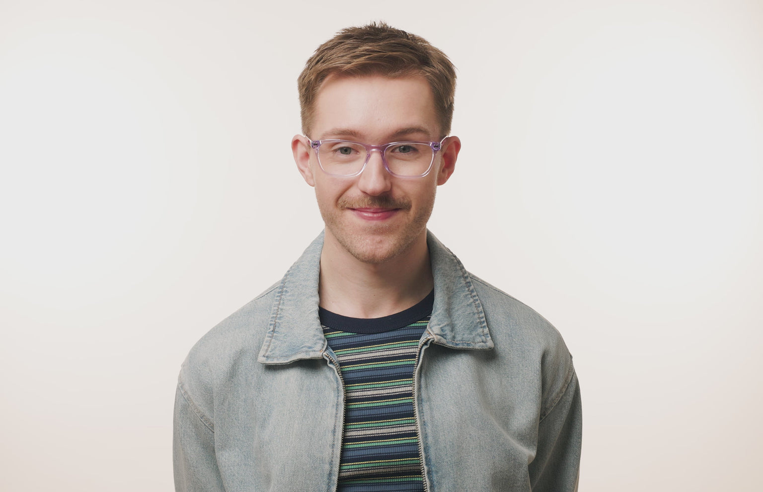 The Casper - Lavender Clear - LifeStyle Thumbnail2 - Pair Eyewear