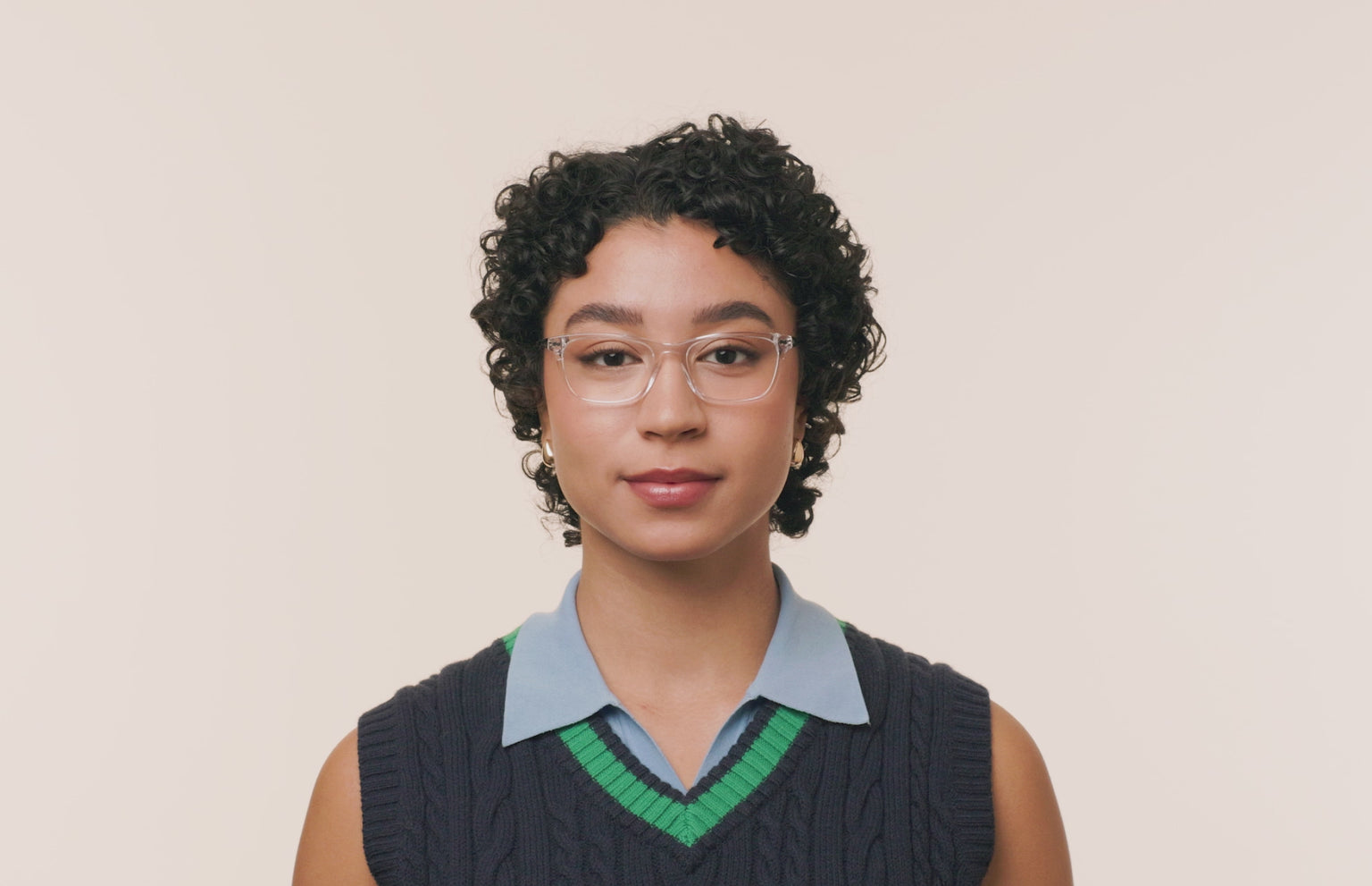 The Casper - Crystal Clear Acetate Silver Metal - LifeStyle Thumbnail4 - Pair Eyewear