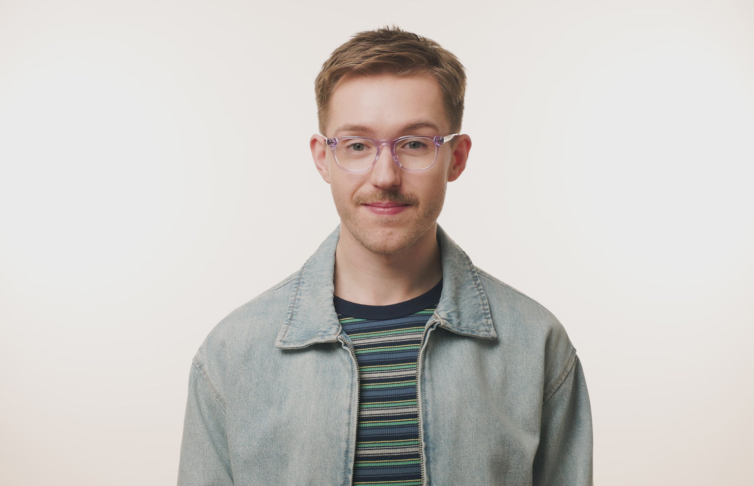 The Twain - Lavender Clear - LifeStyle Thumbnail2 - Pair Eyewear