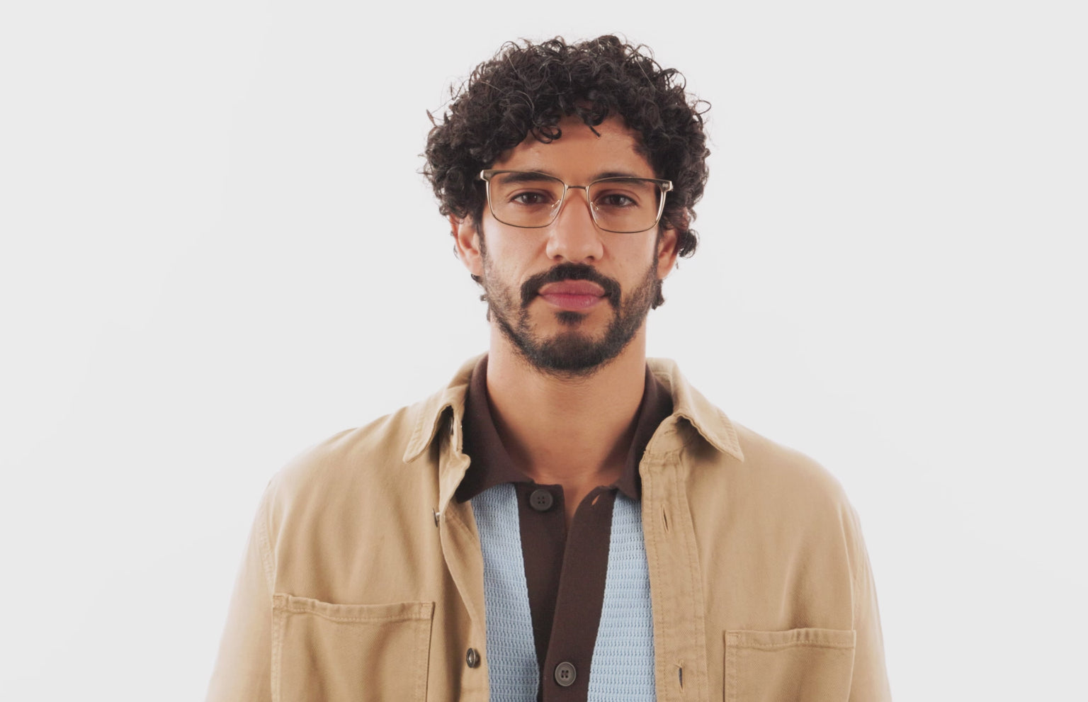 The Hadley - Gold Metal - LifeStyle Thumbnail2 - Pair Eyewear