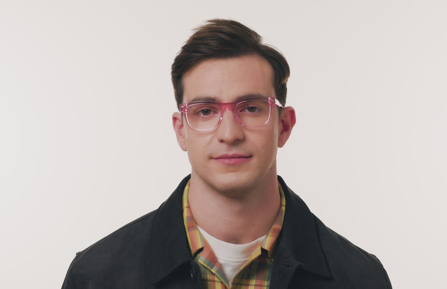 The Jessie - Pink Glitter Clear - LifeStyle Thumbnail3 - Pair Eyewear