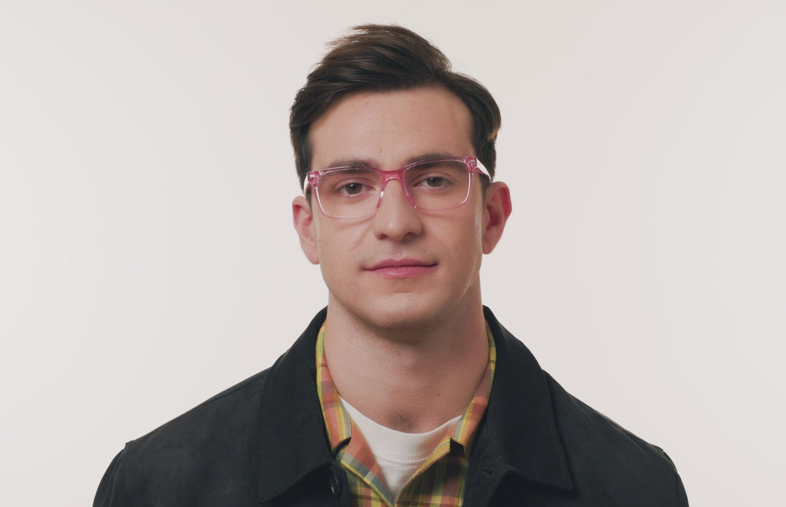 The Kirby - Pink Glitter Clear - LifeStyle Thumbnail3 - Pair Eyewear
