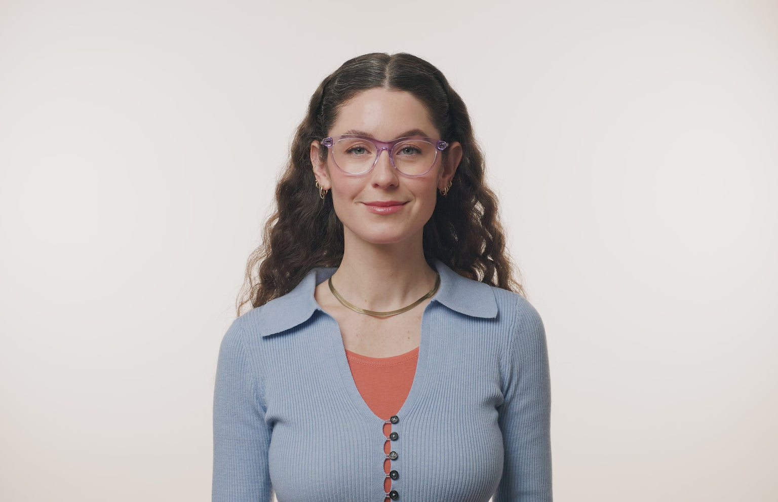 The Brook - Lavender Clear - LifeStyle Thumbnail2 - Pair Eyewear