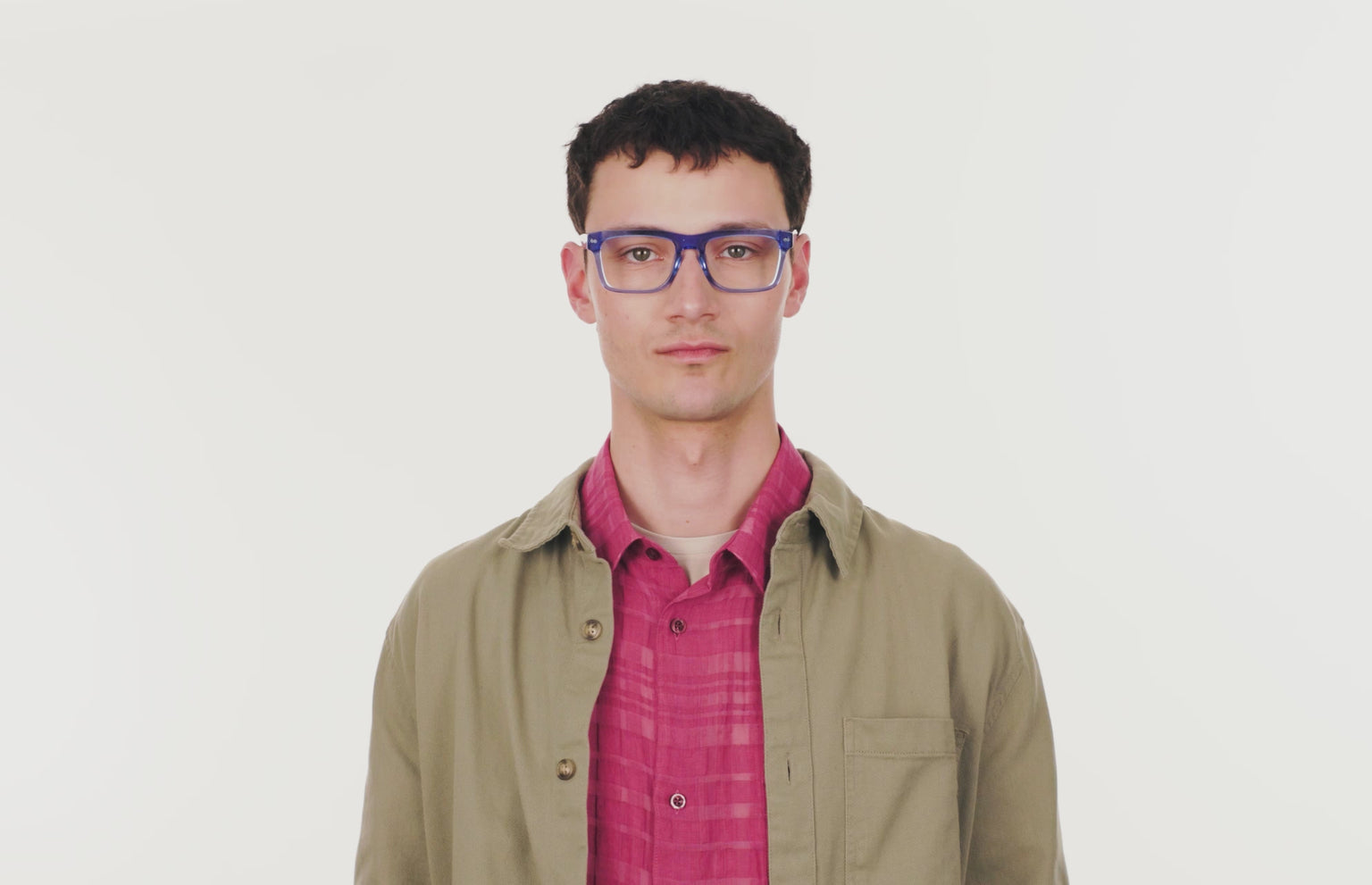 The Drew - Blue Clear - LifeStyle Thumbnail2 - Pair Eyewear