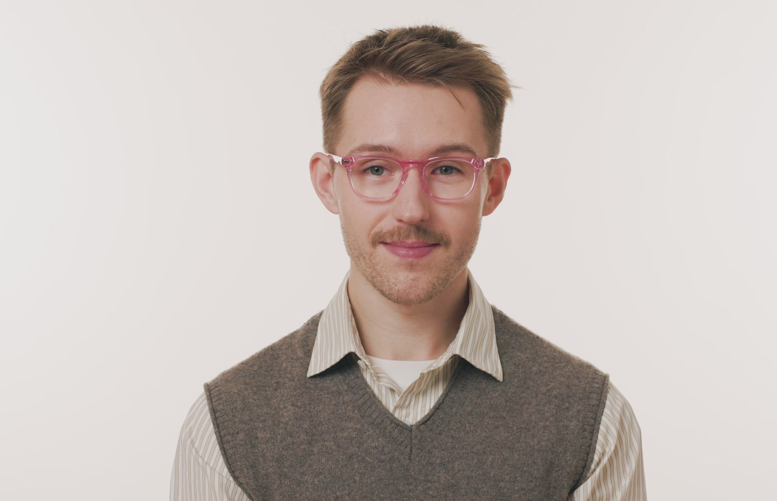 The Twain - Pink Glitter Clear - LifeStyle Thumbnail3 - Pair Eyewear