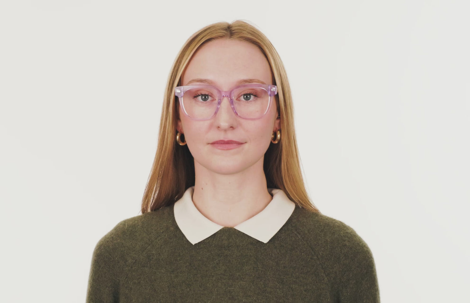 The Murphy - Lavender Clear - LifeStyle Thumbnail2 - Pair Eyewear