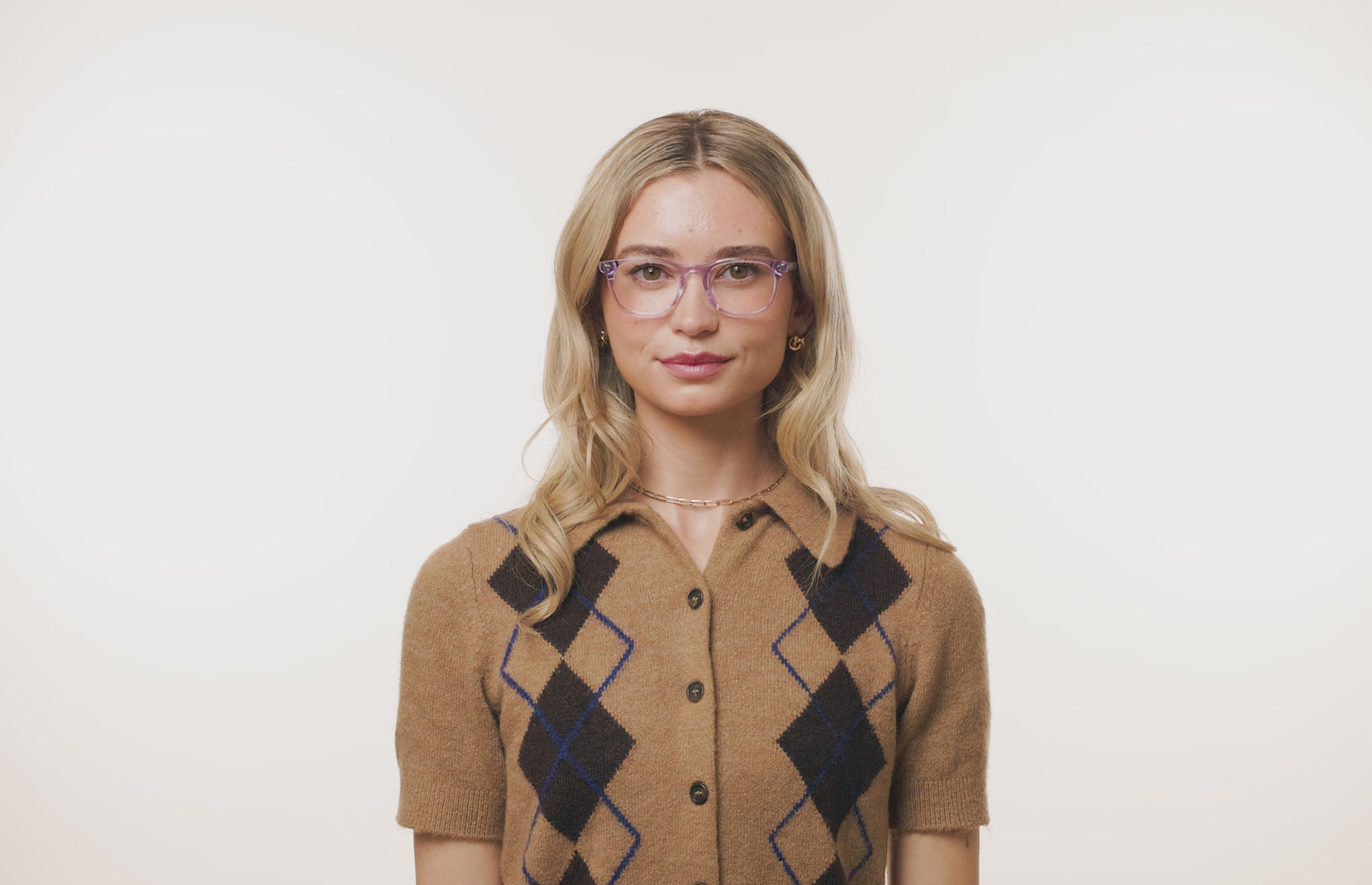 The Twain - Lavender Clear - LifeStyle Thumbnail2 - Pair Eyewear