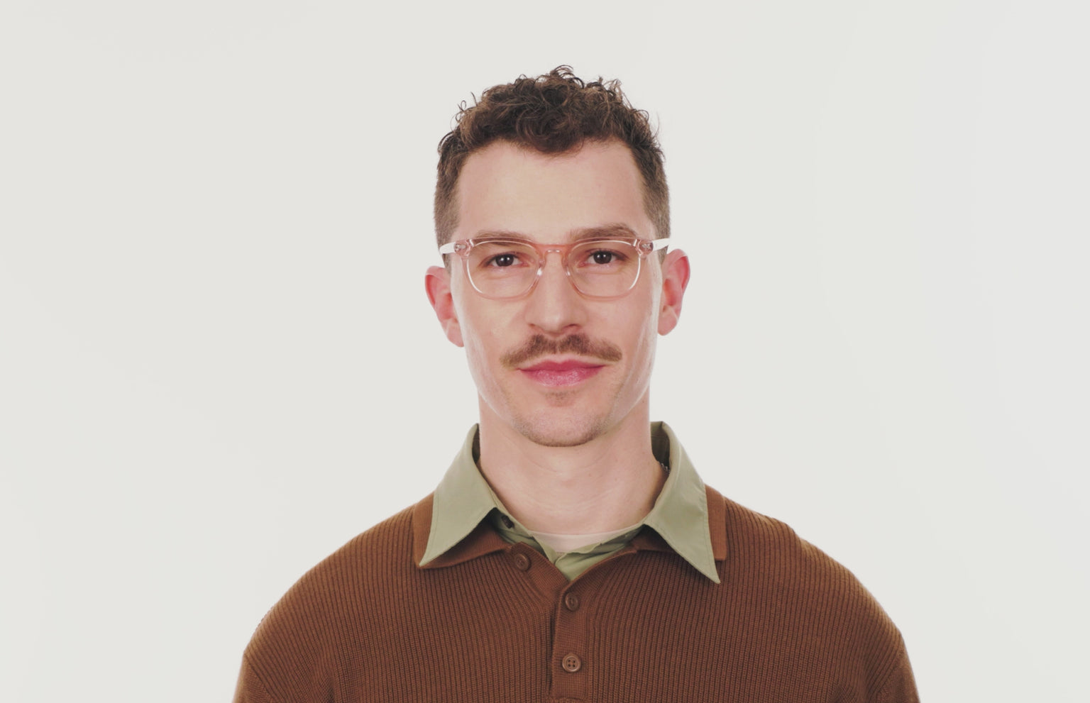 The Twain - Pink Clear - LifeStyle Thumbnail2 - Pair Eyewear