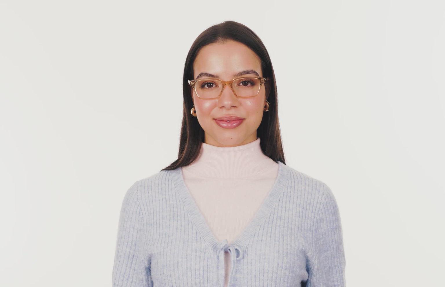 The Finley - Honey Clear - LifeStyle Thumbnail2 - Pair Eyewear
