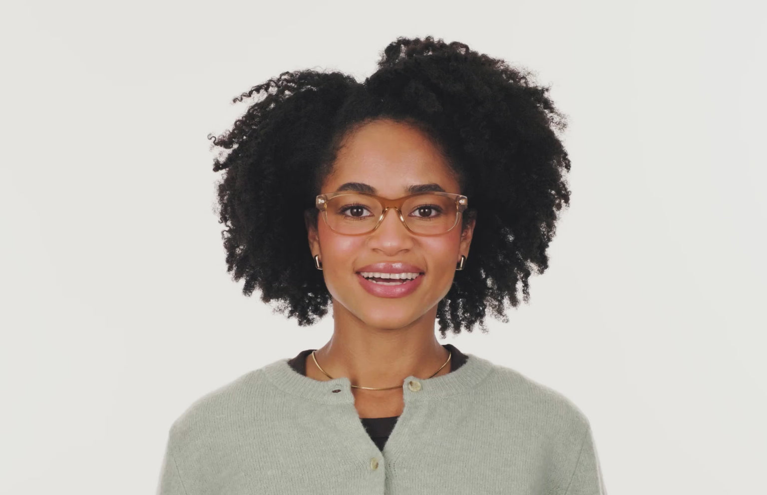 The Addison - Honey Clear - LifeStyle Thumbnail2 - Pair Eyewear