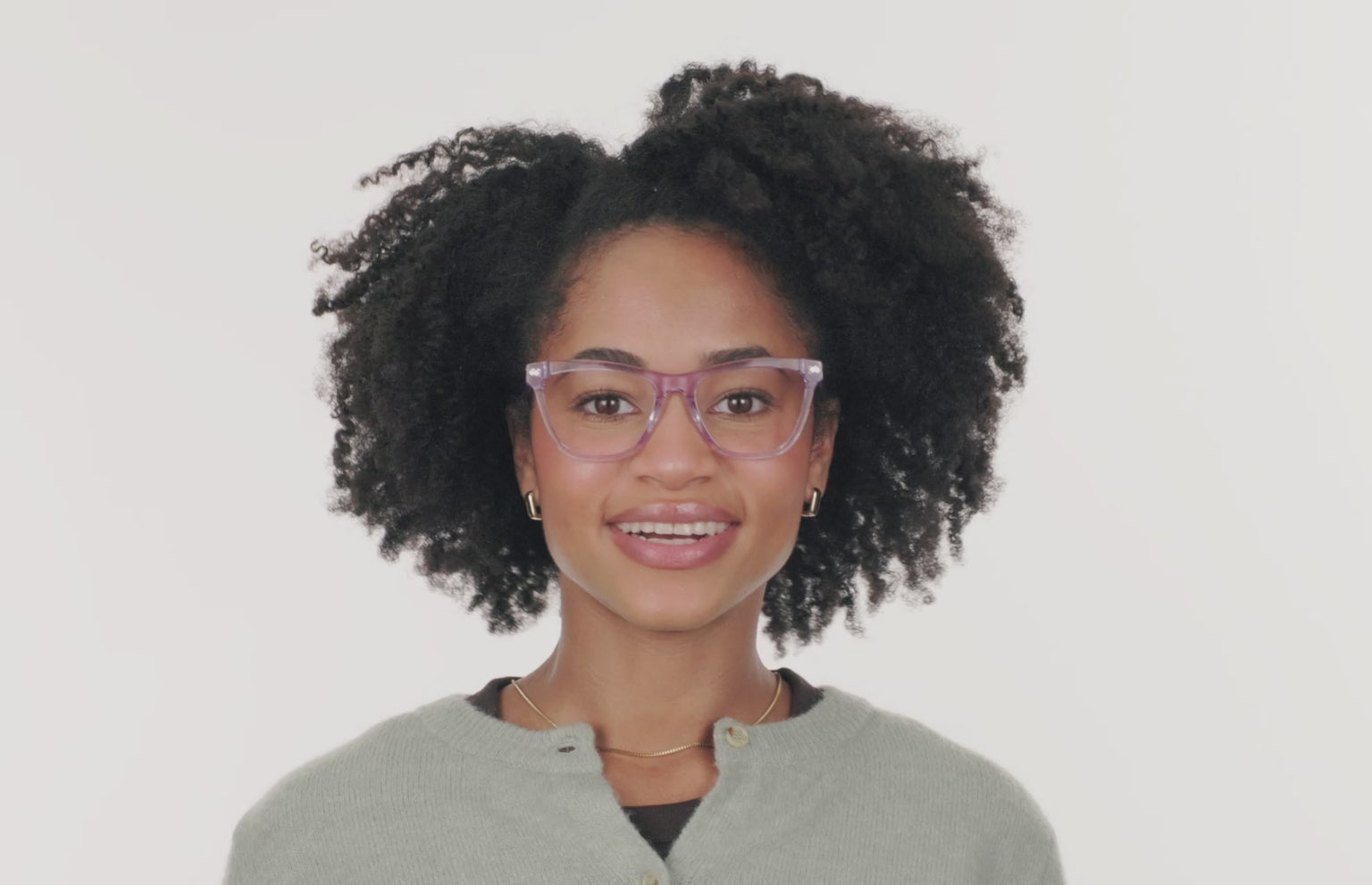The Harper - Lavender Clear - LifeStyle Thumbnail2 - Pair Eyewear