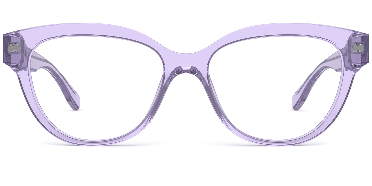 The Quinn - Lavender Clear - Carousel1 - Pair Eyewear