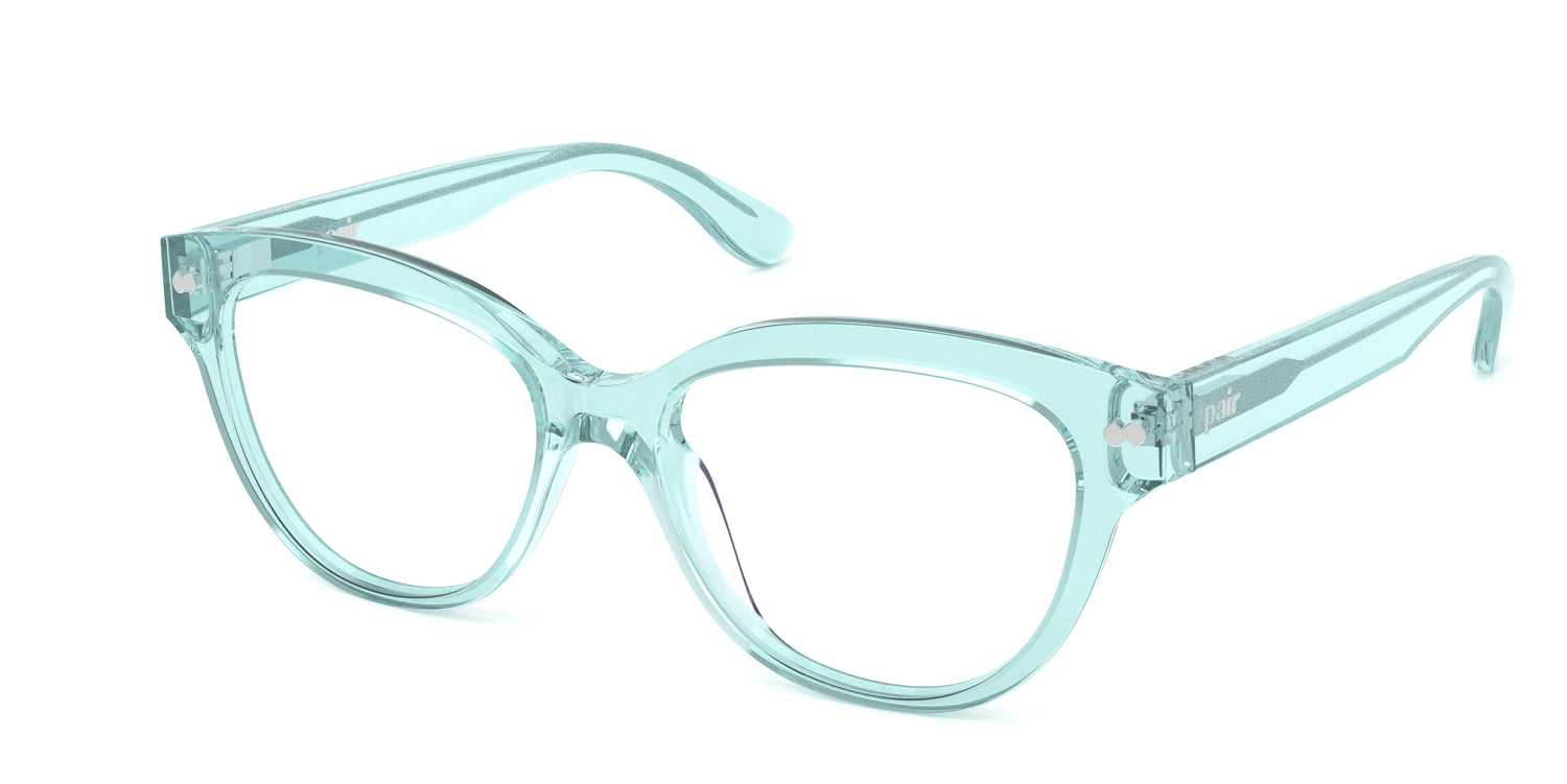 The Quinn - Seafoam Clear - Carousel2 - Pair Eyewear