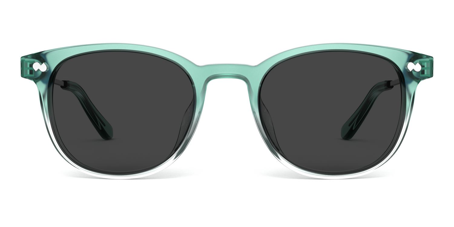 The Reese - Teal Pearlized Gradient Acetate Silver Metal Sun - Carousel3 - Pair Eyewear