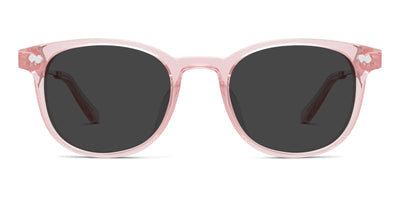 The Reese - Pink Clear Acetate Rose Gold Metal Sun - Thumbnail3 - Pair Eyewear