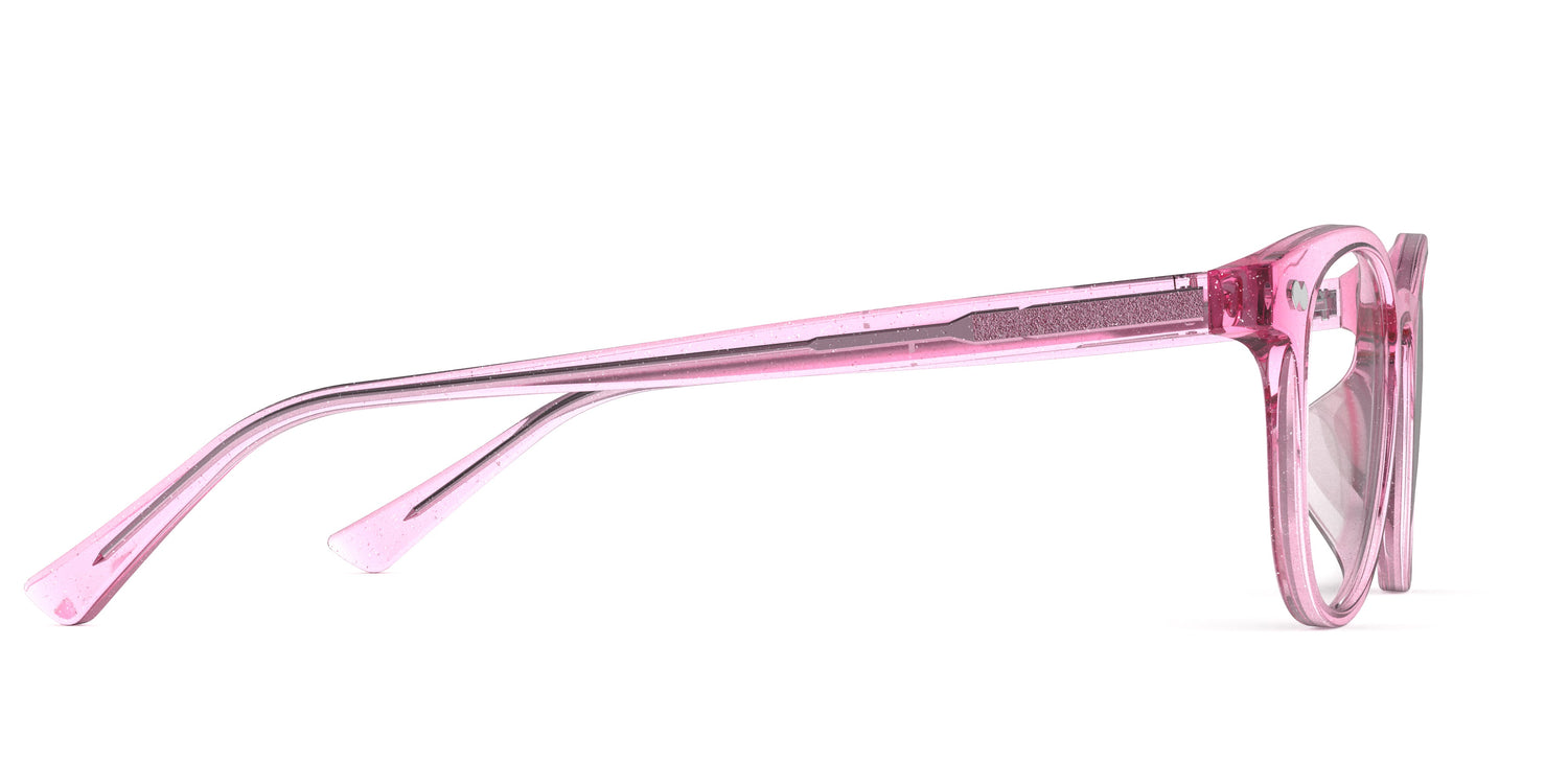 The Reese - Pink Glitter Clear - Carousel4 - Pair Eyewear