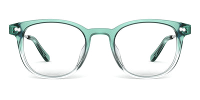The Reese - Teal Pearlized Gradient Acetate Silver Metal - Thumbnail2 - Pair Eyewear