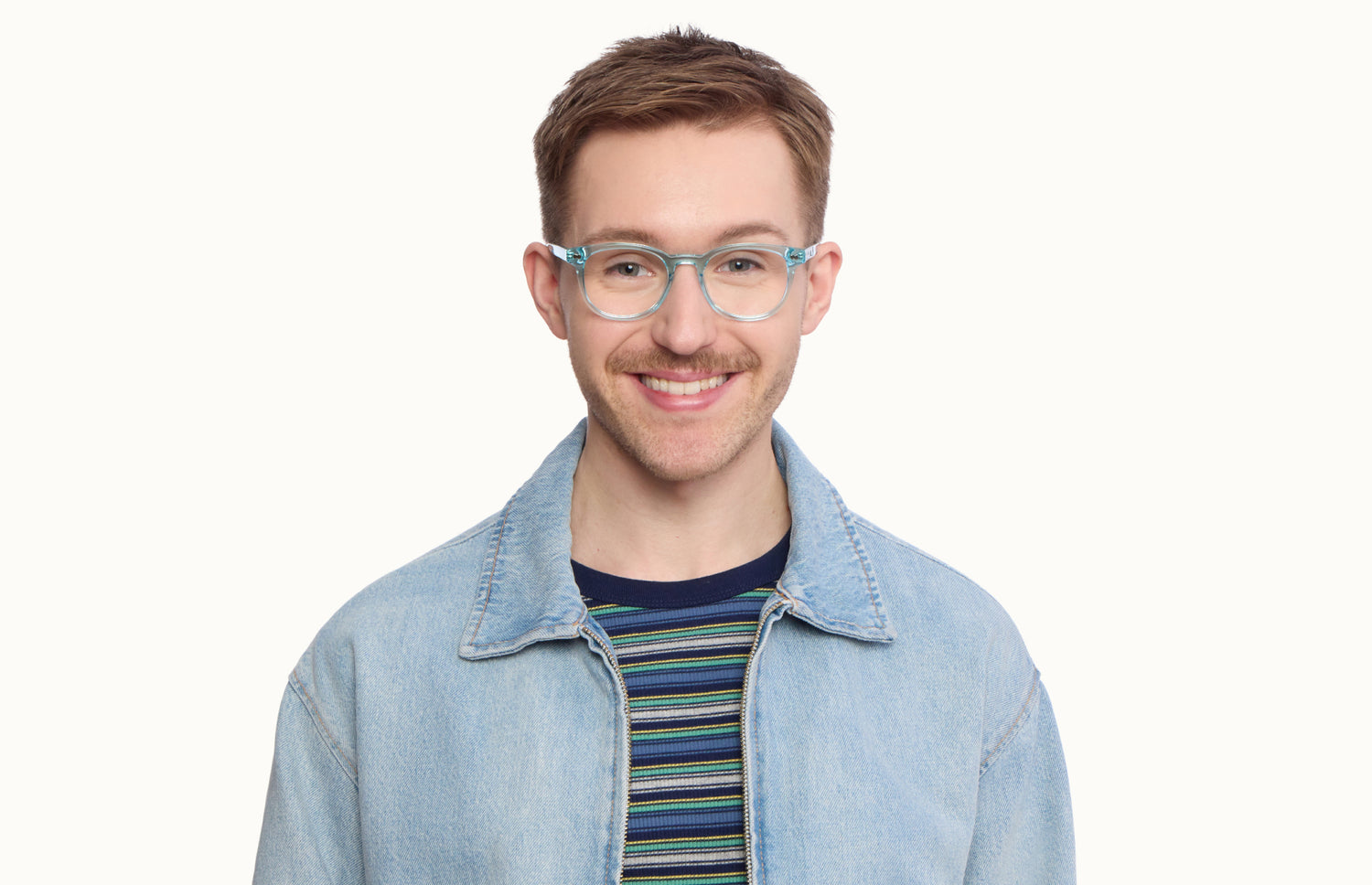 The Reese - Seafoam Clear - LifeStyle1 - Pair Eyewear