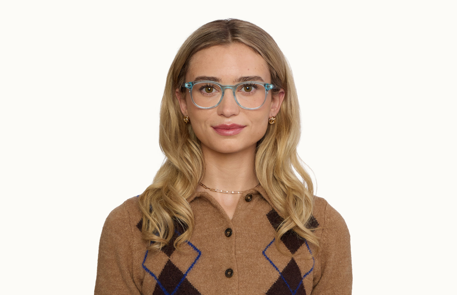 The Reese - Seafoam Clear - LifeStyle1 - Pair Eyewear