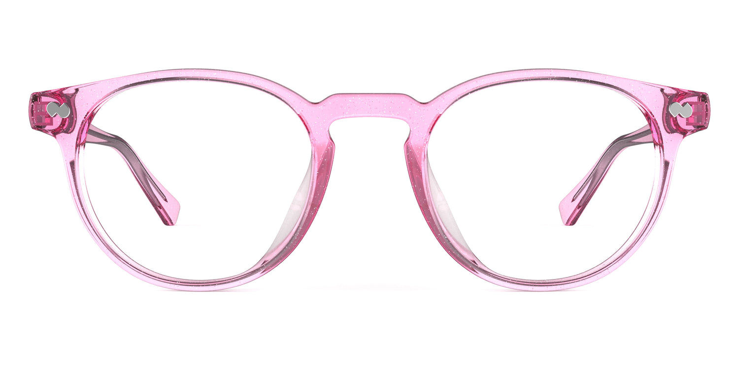 The Soto - Pink Glitter Clear - Carousel1 - Pair Eyewear