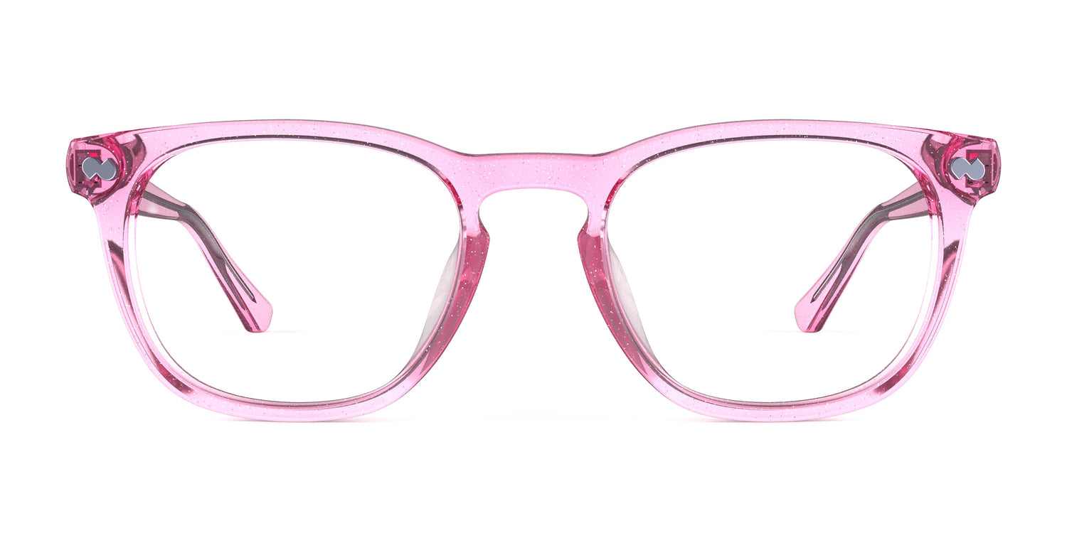 The Twain - Pink Glitter Clear - Carousel1 - Pair Eyewear