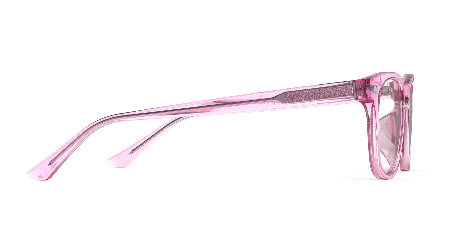 The Twain - Pink Glitter Clear - Carousel4 - Pair Eyewear