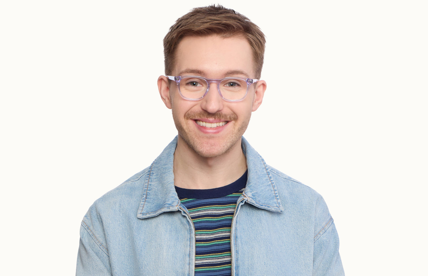 The Twain - Lavender Clear - LifeStyle1 - Pair Eyewear