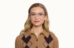The Twain - Lavender Clear - LifeStyle Thumbnail1 - Pair Eyewear