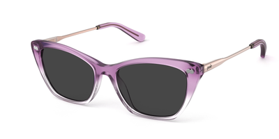 The Wanda - Violet Pearlized Gradient Acetate Rose Gold Metal Sun - Thumbnail1 - Pair Eyewear