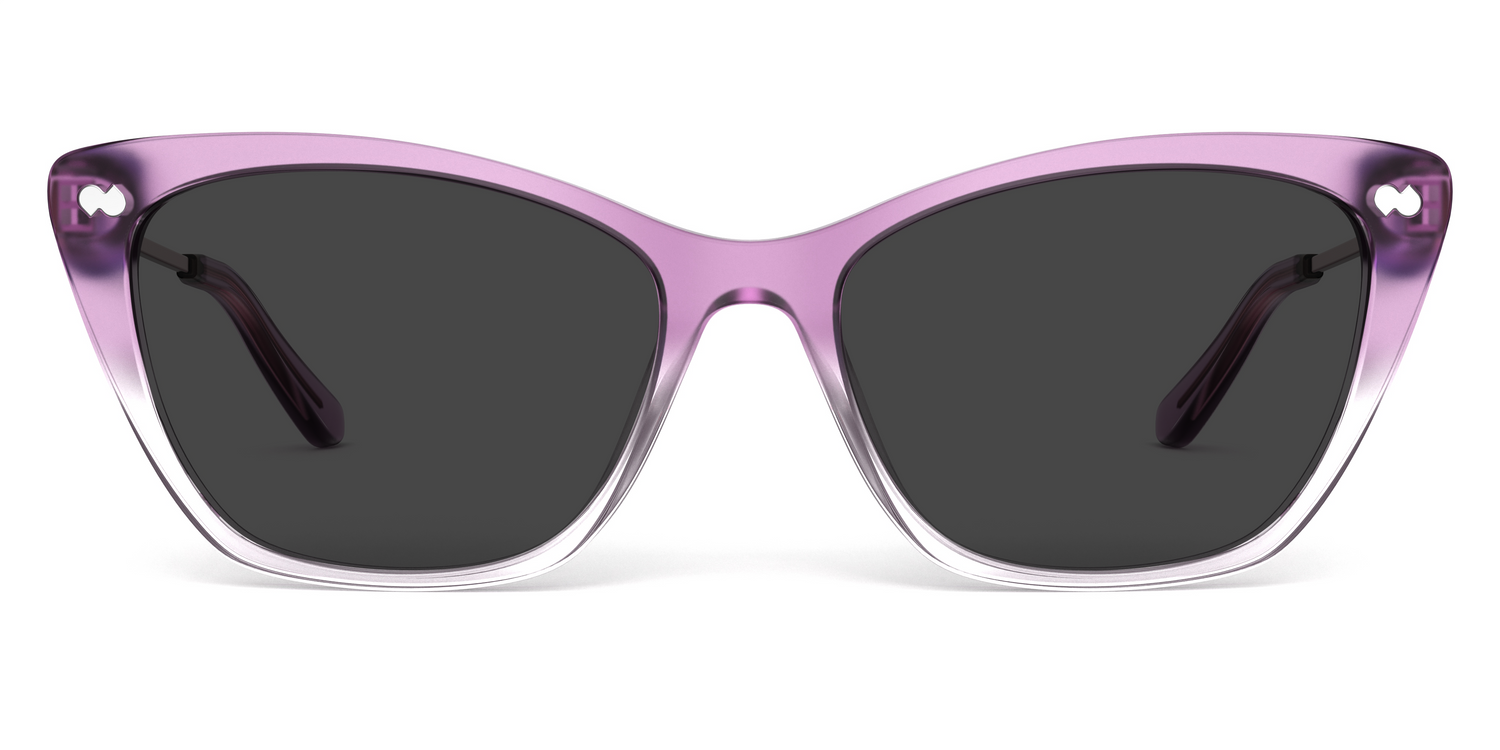 The Wanda - Violet Pearlized Gradient Acetate Rose Gold Metal Sun - Carousel3 - Pair Eyewear