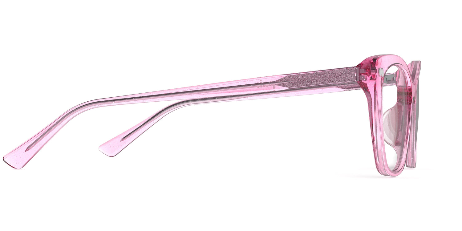The Wanda - Pink Glitter Clear - Carousel4 - Pair Eyewear