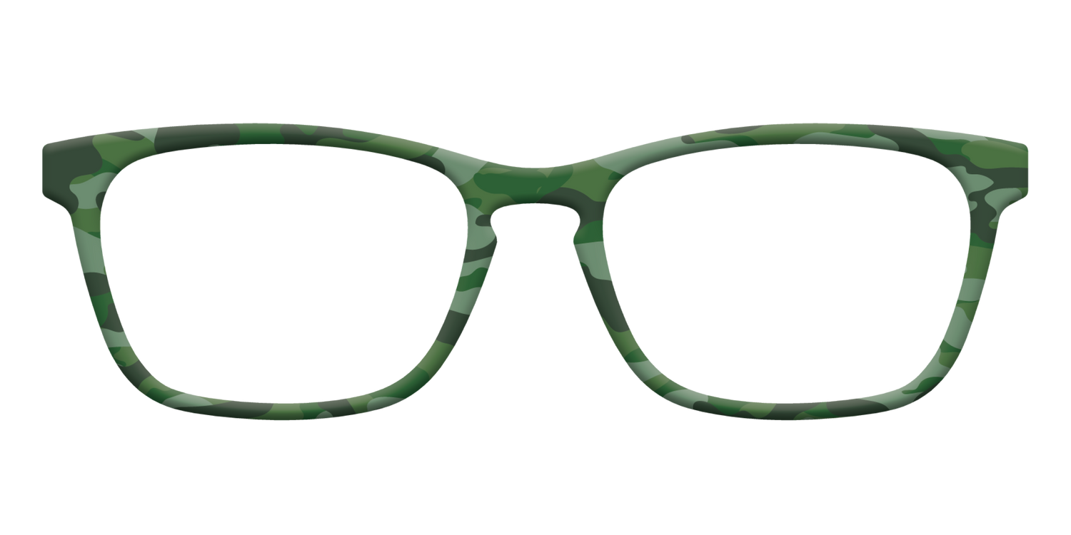 The Green Camo - Front Top Image - Pair Eyewear