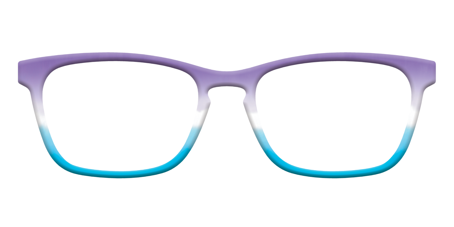 The Purple Dip Dye - Front Top Image - Pair Eyewear