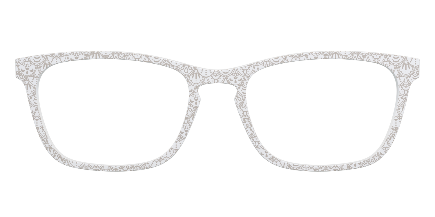 The Taupe Scallop Lace - Front Top Image - Pair Eyewear