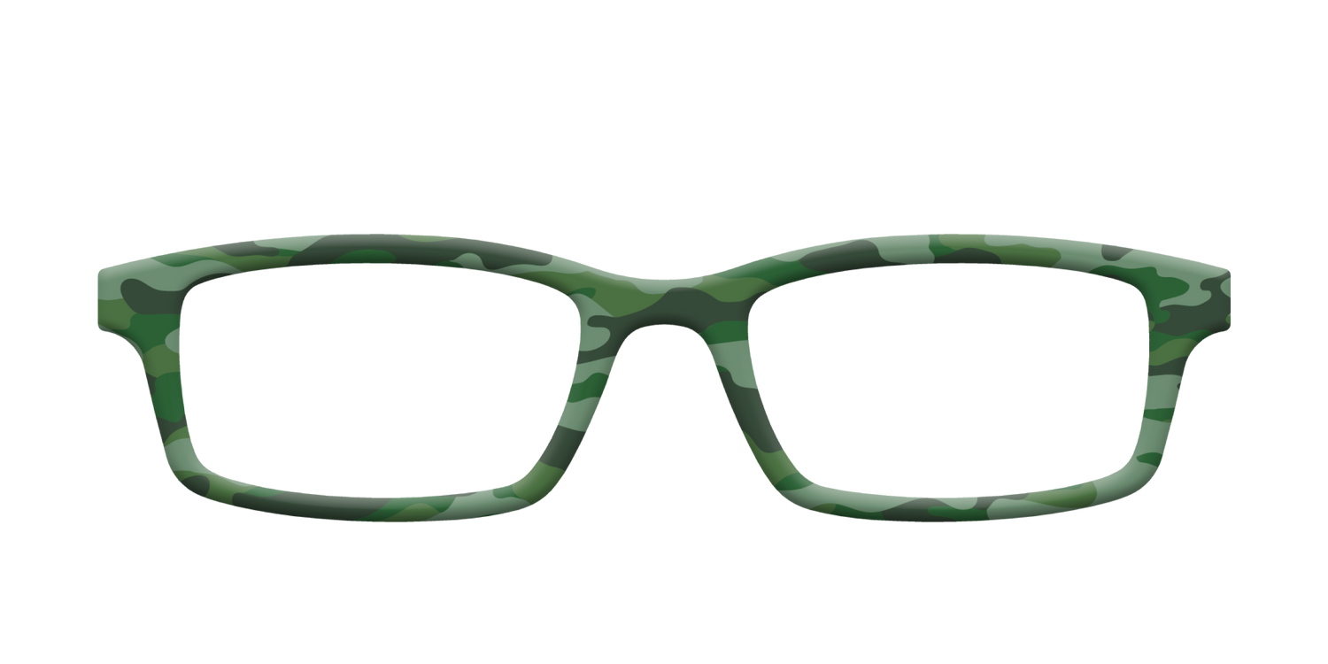 The Green Camo - Front Top Image - Pair Eyewear