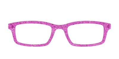 The Neon Violet Sparkle - Front Top Thumbnail - Pair Eyewear