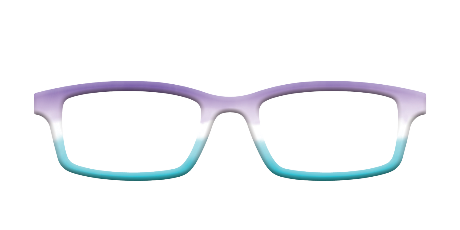 The Purple Dip Dye - Front Top Image - Pair Eyewear
