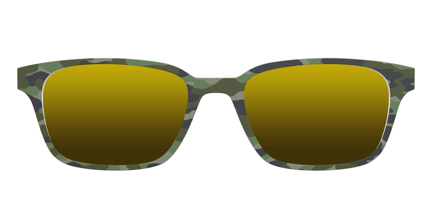 The Polarized Classic Camo Sun Top - Front Top Image - Pair Eyewear