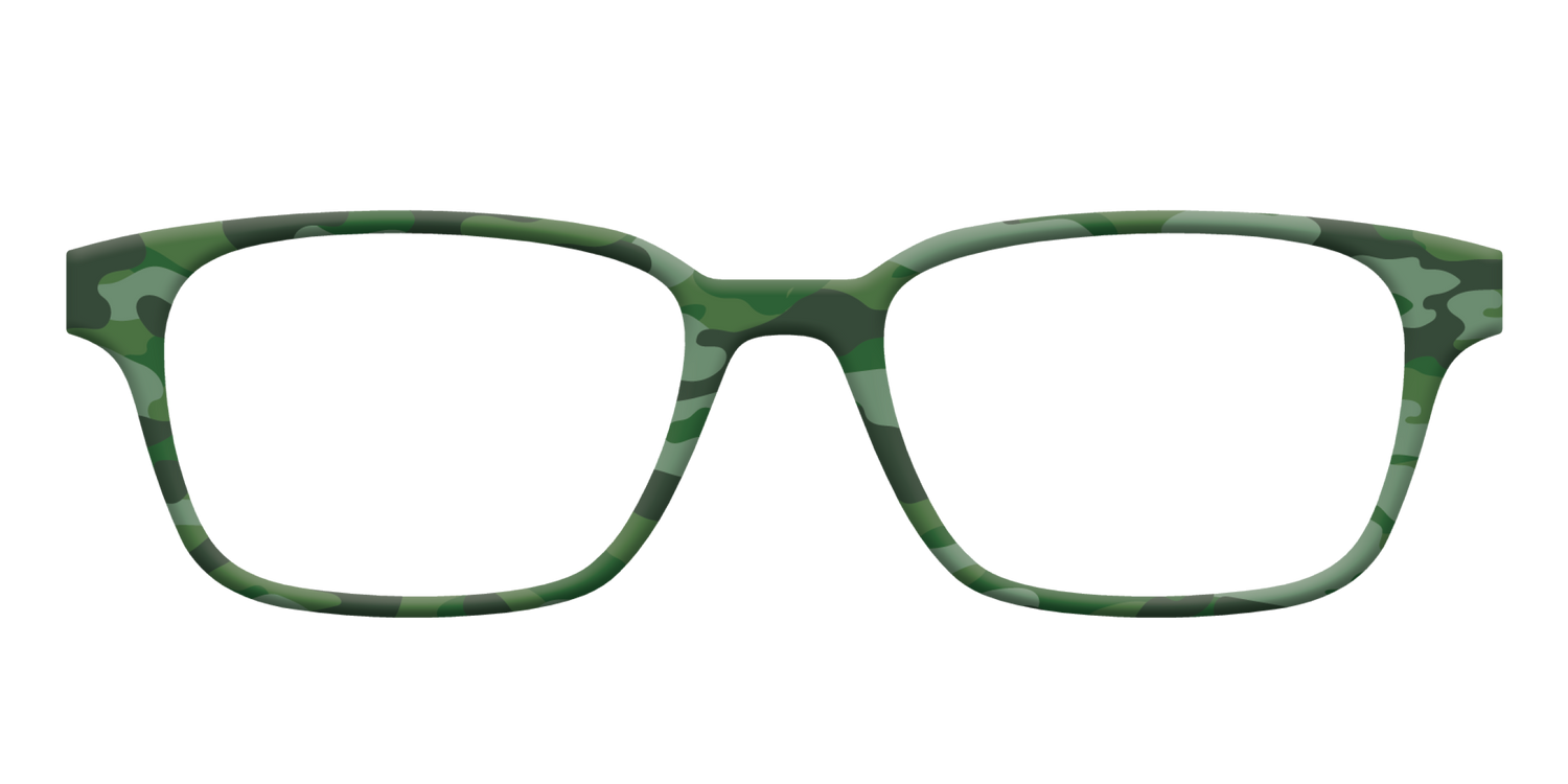 The Green Camo - Front Top Image - Pair Eyewear