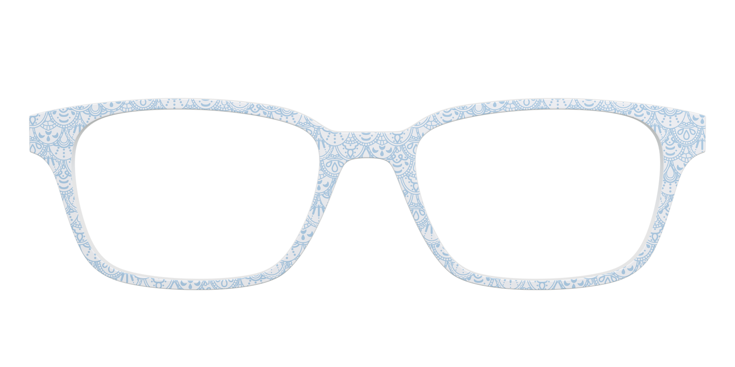 The Something Blue Scallop Lace - Front Top Image - Pair Eyewear