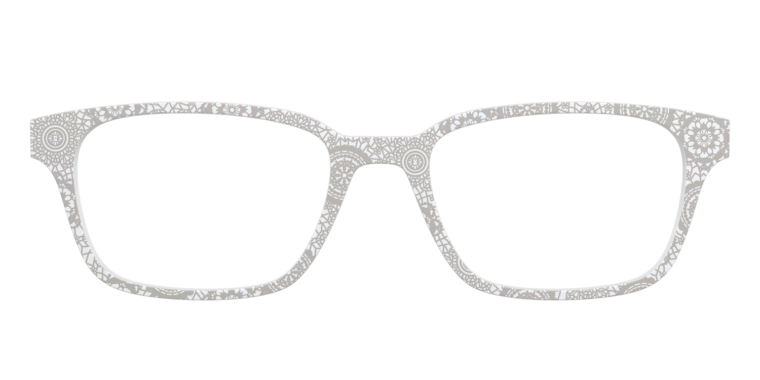 The Taupe Medallion Lace - Front Top Image - Pair Eyewear
