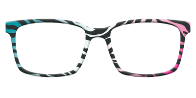 The Rainbow Zebra - Front Top Thumbnail - Pair Eyewear