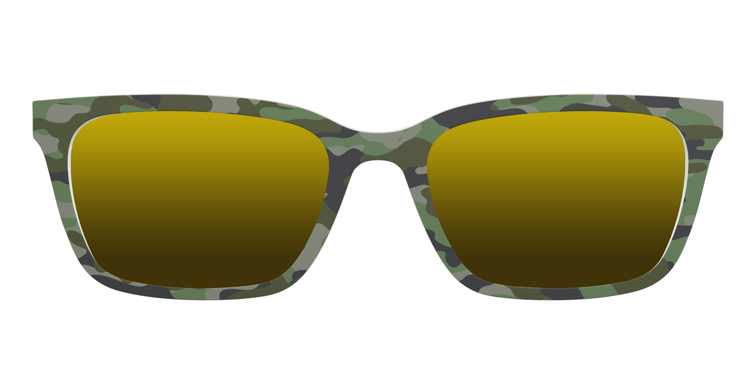 The Polarized Classic Camo Sun Top - Front Top Image - Pair Eyewear