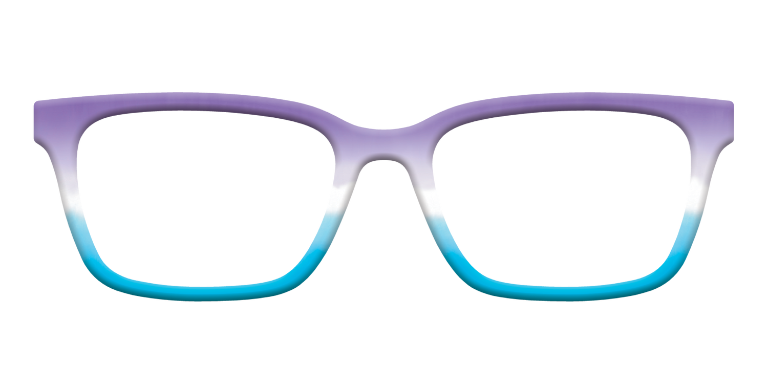The Purple Dip Dye - Front Top Image - Pair Eyewear