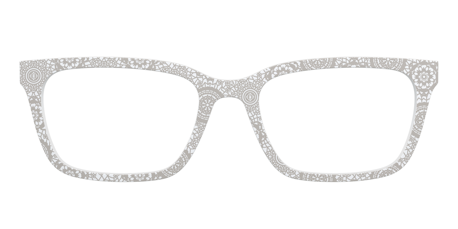The Taupe Medallion Lace - Front Top Image - Pair Eyewear