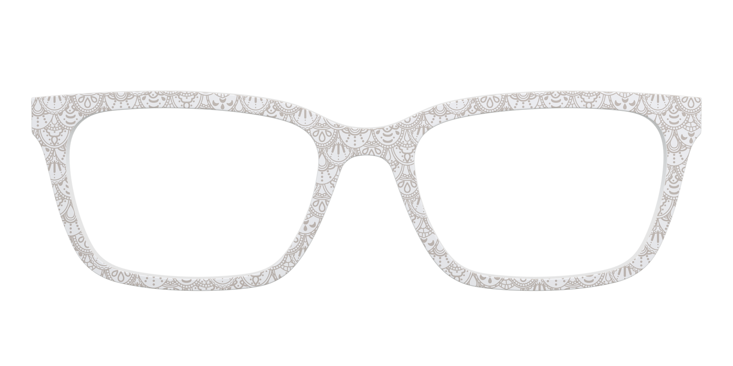The Taupe Scallop Lace - Front Top Image - Pair Eyewear