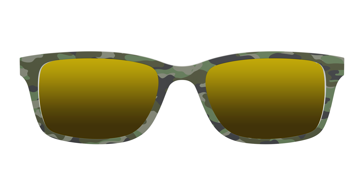 The Polarized Classic Camo Sun Top - Front Top Image - Pair Eyewear
