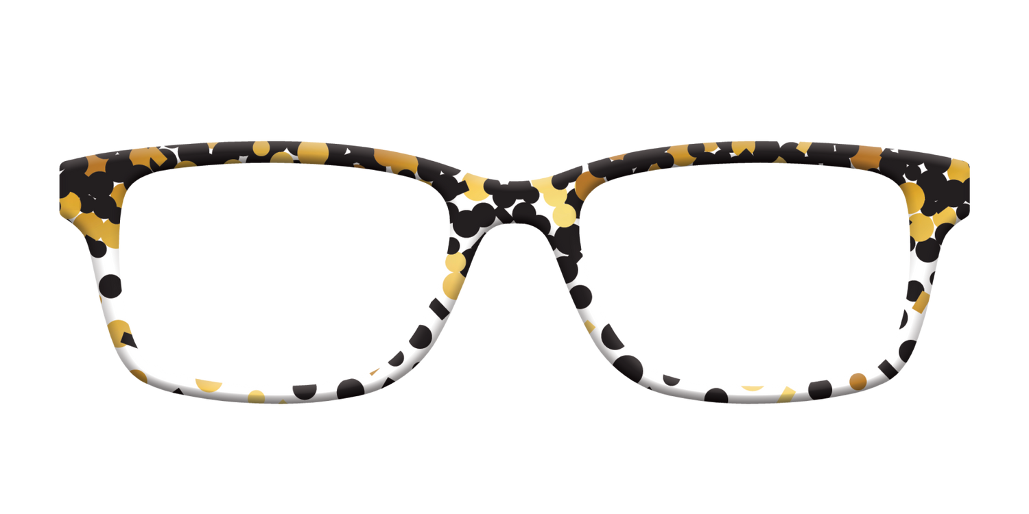 The Gold Confetti - Front Top Image - Pair Eyewear