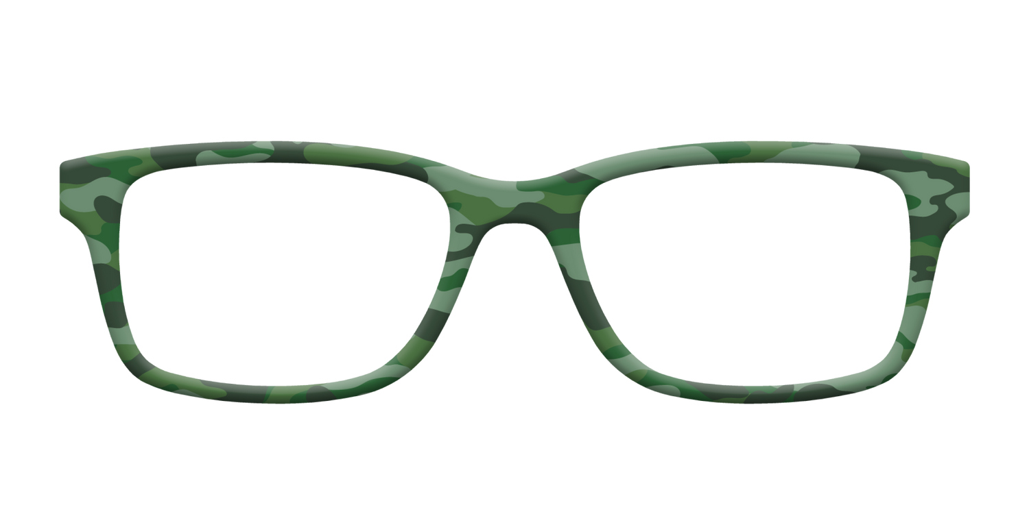 The Green Camo - Front Top Image - Pair Eyewear