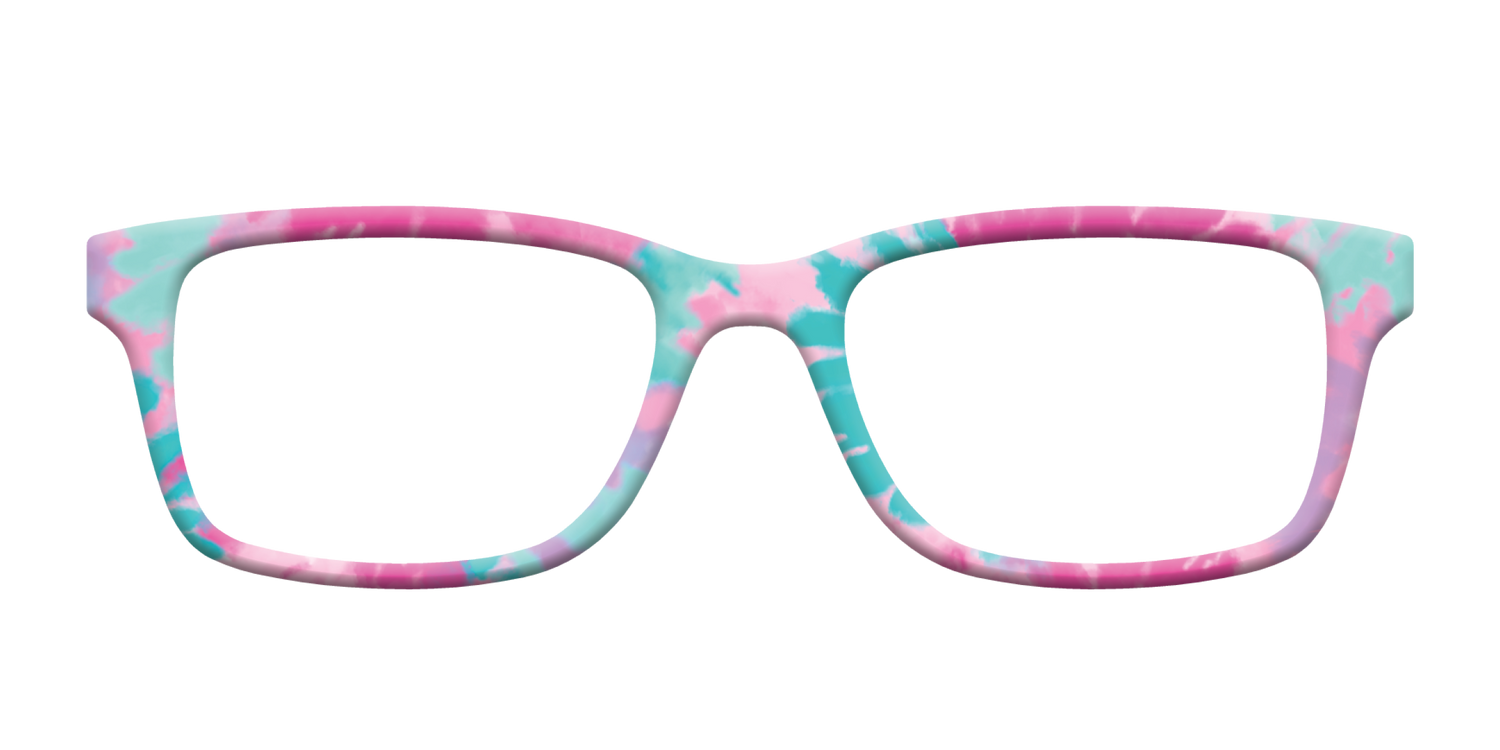 The Pink Tie-Dye - Front Top Image - Pair Eyewear
